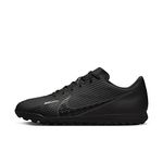 Nike Men's Mercurial Vapor 15 Club Tf Sneaker, Black Dk Smoke Grey Summit White Volt, 8