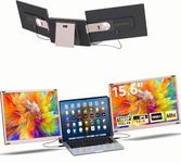 Maxfree 15.6 Inch Laptop Screen Extender, FHD 1080P Laptop Monitor Extender, 60Hz, IPS, Triple Monitor for Laptop, Detachable Multi-Screen Setup for 13-16" Laptops, Compatible with macOS, Wins