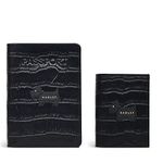 RADLEY London Isabella Road - Faux Croc - Boxed Passport Cover & Card Holder, BLACK