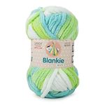 Ganga Blankie Chenille Yarn Supersoft Knitting Wool Ball, (1 Ball/100 Gram Each) Multi Colour (300 Grams). Suitable for Craft, Babywear, Baby Blankets,Thick mota Thread Shade no -BLM014