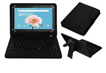 Acm USB Keyboard Case Compatible with Lenovo M10 Fhd Rel Tb-X605Lc (LTE) Tablet Cover Stand Study Gaming Direct Plug & Play - Black