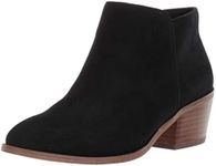 Amazon Essentials Women's Aola Ankle Boot, Black, 7.5 B US