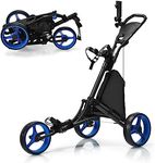 Tangkula Golf Push Pull Cart, Light