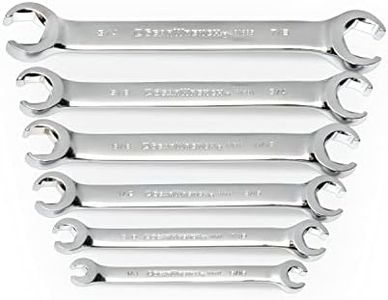 GEARWRENCH 6 Pc. Flare Nut Wrench Set, SAE - 81907