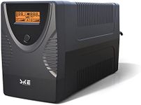 Ups Battery Backup and Surge Protector,Computer Uninterruptible Power Supply Units,Battery Backup Intelligent LCD,SKE Back UPS,Uninterruptible Power Supply,Battery Backup for Computer 1500VA/900W