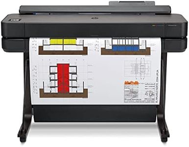 HP DesignJet T650 Large Format 36-inch Plotter Color Printer, Includes 2-Year Warranty Care Pack (5HB10H), Black