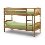 Julian Bowen Bunk Bed, Wood, Pine, Single