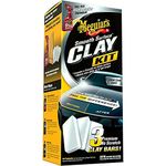 Meguiars G191700EU Smooth Surface Clay Kit, to remove contaminants such as tree sap, tar, overspray and industrial fallout