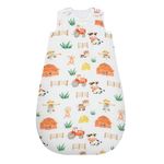 A toddler thing Organic Muslin Aloe Vera Sleeping Bag | Cotton Sleep Sack for Babies | Cozy and Safe | Wearable Baby Blanket | Print - Farm Fest | Pack of 1