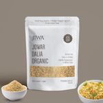 JIWA healthy by nature Organic Jowar Dalia, 500 Gram