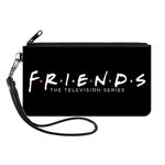 Buckle-Down Women's Standard Zip Wallet Friends Large, 8" x 5"