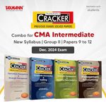 Taxmann's CRACKER COMBO for CMA Inter | New Syllabus | Dec. 2024/June 2025 Exams – Group II | Papers 9 to 12 | CRACKER Series | OMSM, CAA, FMDA, and MA | July 2024 Edition | Set of 4 Books