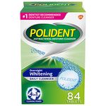 Denture Cleanser Antibacterial Overnight Whitening Triple Mint Freshness, 84 tabs