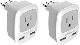 TESSAN Italy Travel Power Adapter,G