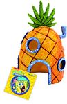 6.5" tall spongebob's pineapple house fish tank ornament