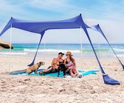 SUN NINJA Pop Up Beach Tent Sun She