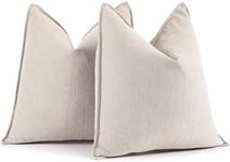 ZWJD Beige Pillow Covers 24x24 Set 