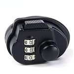 Fopytu Combination Lock, 3 Digit Trigger Password Lock Combination Padlock for Protecting Home Baby Safety