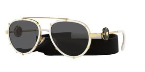 Versace VINTAGE ICON VE 2232 White/Dark Grey 61/18/145 women Sunglasses