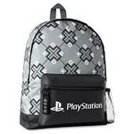 PlayStation Backpack Gaming School Bag for Kids and Teens, Grey, One Size