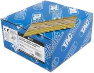 Tacwise 1121 3.1 / 75 mm Extra Galvanised Framing Nails, D Head, Ring Shank, 34° Inclined, Paper Collated, Pack of 2,200, Silver