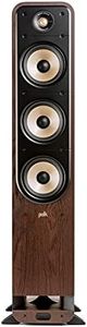 Polk ES60BR Signature Elite Floor Standing Speakers 2.5 Way Pair - Brown High-Resolution, Room-Filling, Cinematic Sound, Hi-Res Audio Certified, Dolby Atmos & DTS:X Compatible