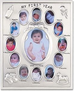 Lawrence Frames Silver Plated My First Year Picture Frame