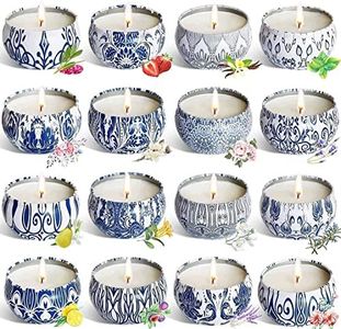 YOROXRG Scented Candles Gifts Set 16 Pack Soy Wax Travel Tin Jar Candles for Home 2.5 OZ Aromatherapy Candles for Mom for Christmas, Birthday, Thanksgiving, Mother's Day