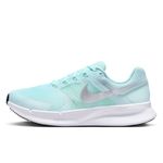 Nike Women W Running Shoe Swift 3-Glacier Blue/Metallic Silver-Vapor Green-Dr2698-402-4Uk