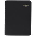 2022 Four Person Group Daily Appointment Book by AT-A-GLANCE, 8" x 11", Large, Black (7082205)