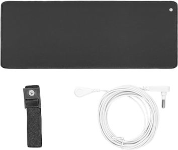 FXYSWGA Grounding Mat for Healthy Grounding Energy with Grounding Wristband and 15ft Straight Cord, Reduce Inflammation, Improve Sleep and Helps with Anxiety(26.7x10 Inch)