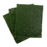 Artificial Grass Puppy Pee Pad for Dogs and Small Pets - 20x25 Reusable 3-Layer Training Potty Pad with Tray - Dog Housebreaking Supplies by PETMAKER,Green