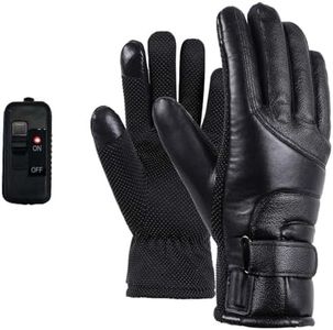 USB Winter Heated Gloves for Men Women with Touch Screen Fingers - Windproof, Water Resistant Thermal Gloves for Running Cycling, Driving, Hiking