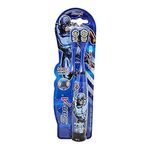 IshriyaWorld Kids Cartoon Printed Extra Soft Electric Battery Powered Toothbrush for Kids Electric Toothbrush Blue (Pack of 1)