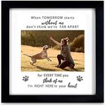 KCRasan Dog Memorial Picture Frame - Pet Memorial Picture Frame for Pet Loss of Gift - Dog Remembrance Frame Dog or Cat with Sympathy Pet Tribute Keepsake(9x9 memorial frame)