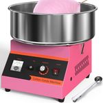 BLITZHOME Cotton Candy Machine, 1000W Electric Commercial Retro Candy Floss Maker with Sugar Scoop, Stainless Steel Bowl, Easy to Use/Clean, Perfect for Home, Party, Carnival, Kids Birthday, Festival