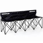 QUICKPLAY PRO Portable Folding Bench Range 2, 4, 6, 9 Seats & 6 Seat Bench Shelter | Fast Set-Up Heavy Duty Bench