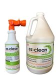 ez-clean Advanced Odor Remover- Highly Concentrated Bio Enzyme - Pet Odor Eliminator for Dog, Cat, and Small Animal Urine - Indoor & Outdoor Use for Any Organic Spills (Home & Yard Package)