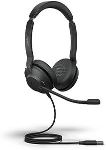 Jabra Evolve2 30 SE Wired Stereo Noise-Cancelling Headset - Features 2-Microphone Call Technology and USB-A Cable - MS Teams Certified, Works with All Other Platforms - Black