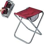 Hodeacc Small Portable Folding Stool,Mini Outdoor Camping Folding Chairs,Collapsible Camp Stool Lightweight for Camping,Fishing,Picnic,Travel and Hiking