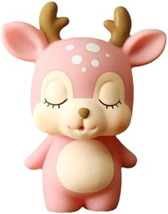 Hucha con Forma de Ciervo, Banco de Monedas de Dibujos, Animal Hucha Caja de Dinero, para Niños Niño Y Niña Mejor Regalo de Cumpleaños de Navidad