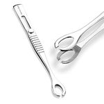 Multi Purpose Body Piercing Standard Forester Slotted Tweezer Body Piercing Tool with Sliding Easy Lock