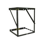 TRIPP LITE 12U Wall Mount Open Frame Rack Cabinet Wall Mount Heavy Duty Components SRWO12UHD Black