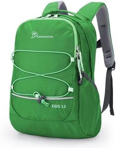 MOUNTAINTOP Kids Backpack for Boys Girls Preschool Water Resistant Lightweight Children Daypack 10L, Grass Green