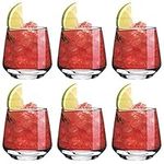 Argon Tableware 'Tallo' Water/Whisky/Juice Tumbler Glasses - Gift Box of 6 Glasses - 345ml (12.1oz)