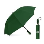 Roughhouse Foldable Jumbo Golf Umbrella – Windproof, Tri-Fold Large Umbrella for Men & Women | Stylish & Portable | All-Weather Protection for Rain, Sun, Travel, & Outdoor Use
