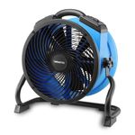 XPOWER Pro Built-in Sealed Motor Multipurpose Air Circulation Blower, Air Floor Fan, Axial Fan (FC-300) Blue