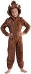 Undercover Kids Mammoth Onesie 042017 Brown 5-6 Years