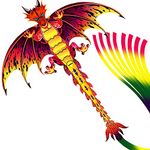 Laptony Kite for Kids and Adults, Easy Flyer Kites for Boys and Girls, Beach and Summer Outdoor Toy with 50 meters Flying Line and Spool, Durable Nylon Kite for Beginners