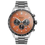 Sekonda Velocity Men’s 45mm Quartz Watch in Orange with Analogue Display, and Stainless Steel Bracelet 30025